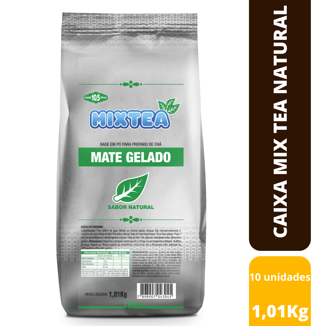 Mix Tea Natural - Chá Mate Gelado (CAIXA - 10 PCT.)