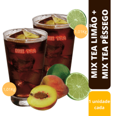 Mix Tea Pêssego + Mix Tea Limão
