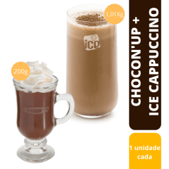 Ice Cappuccino (Cappuccino Gelado) + Chocon'up (Chocolate Quente Cremoso)
